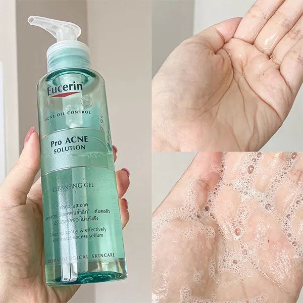 Hình ảnh sữa rửa mặt Eucerin Pro Acne Cleansing Gel (ảnh 2)