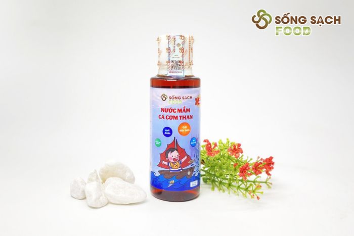 Hình ảnh nước mắm cá cơm than Sống Sạch Food