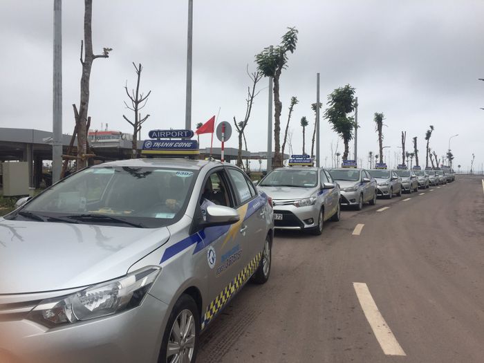 Hình ảnh đội xe hiện đại Taxi Sao Quảng Ninh