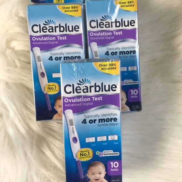 Hình ảnh thực tế Que Thử Rụng Trứng Điện Tử Clearblue
