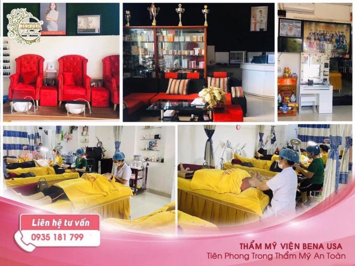 Hình ảnh trải nghiệm dịch vụ cao cấp tại Thẩm Mỹ Viện Bena