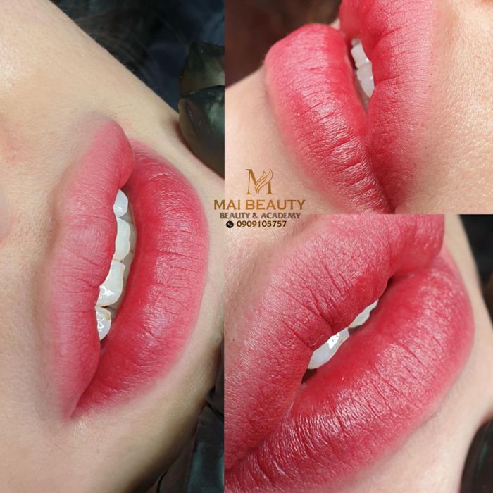 Album hình ảnh kết quả phun môi ấn tượng tại Mai Beauty & Academy