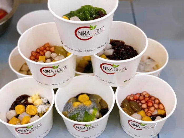 Những tạo hình bắt mắt từ chè thảo mộc khoai dẻo tại Yennhi Nina