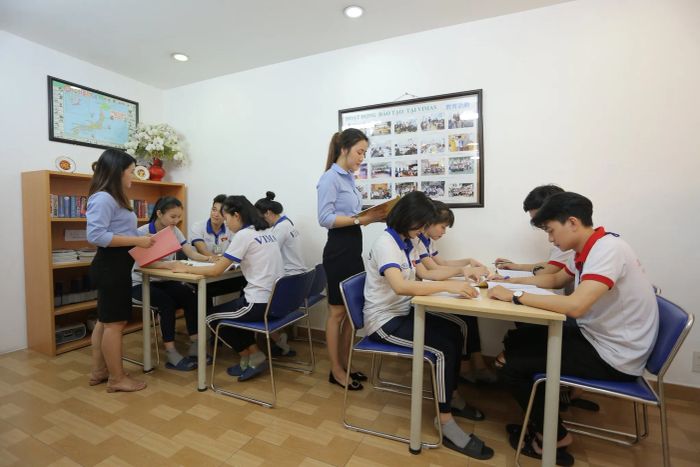 Không gian học tập tại Nhật Ngữ Momiji