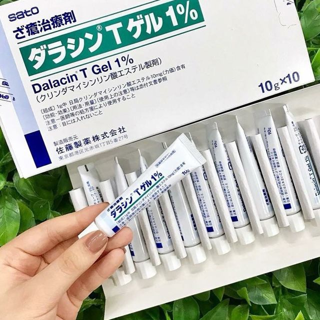 Hình ảnh thực tế Dalacin T Gel - Thiết kế tuýp nhỏ gọn tiện lợi