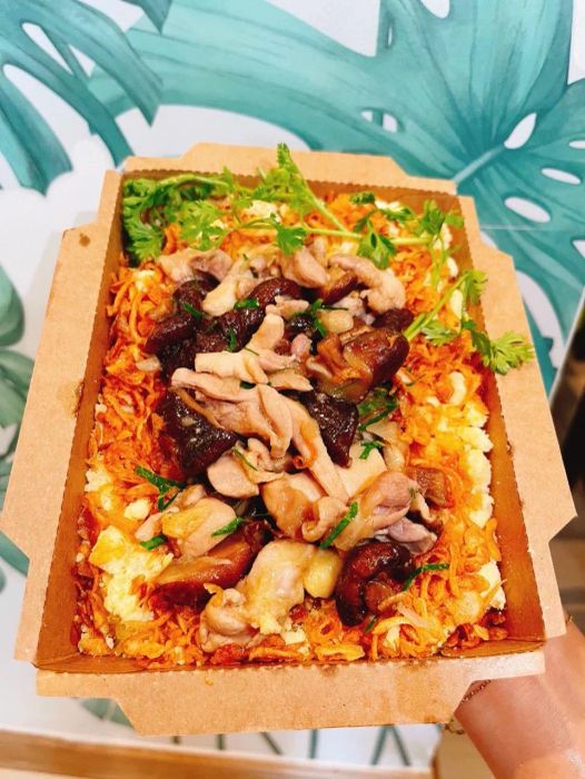 Những gói xôi bắt mắt với đa dạng topping hấp dẫn