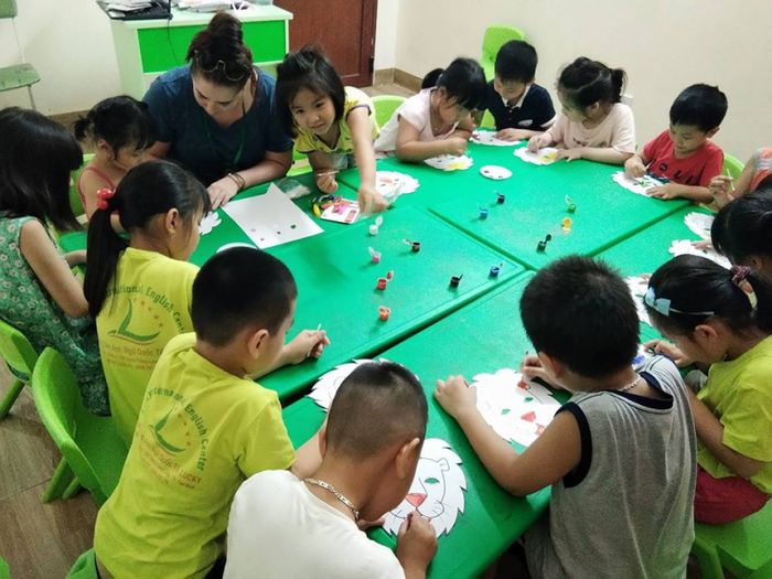 Hình ảnh cơ sở vật chất hiện đại tại Trung Tâm Lucky English