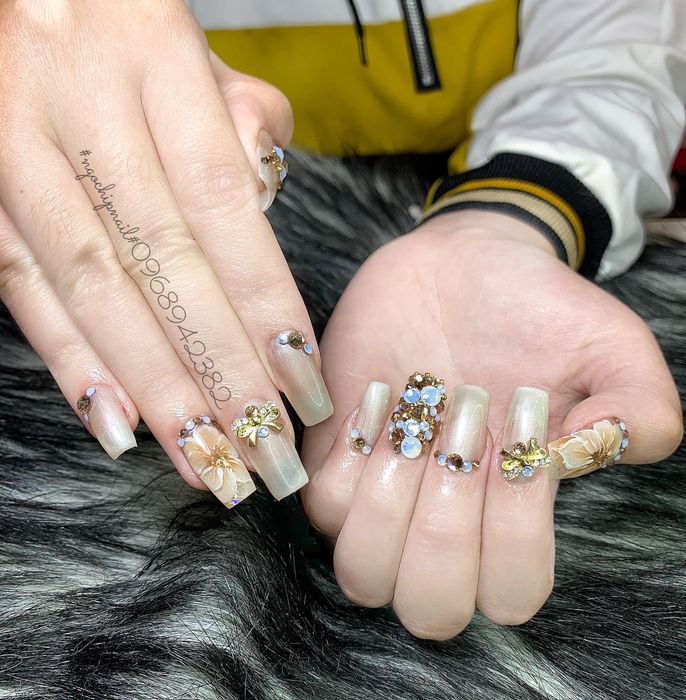 Tác phẩm nghệ thuật nail tại Ngọc Híps Nail
