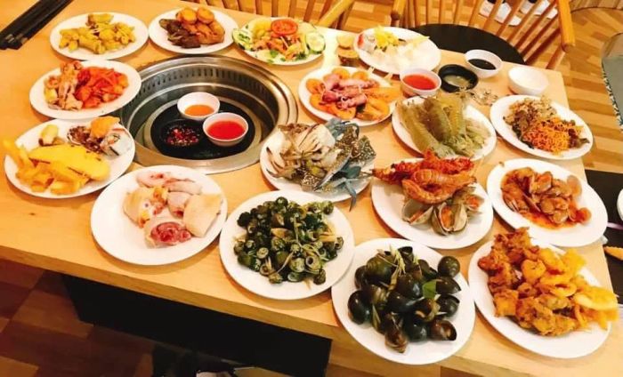 Buffet Hải Sản Tiến Quý - Quầy buffet hải sản tươi sống (Ảnh 2)