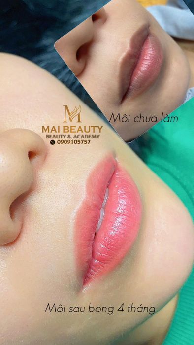 Hình ảnh thực tế về không gian sang trọng tại Mai Beauty & Academy