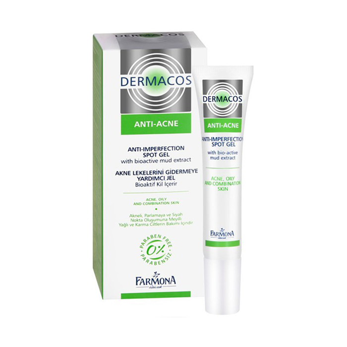 Hình ảnh thực tế Dermacos Anti-Acne Spot Gel – Thiết kế tuýp nhỏ gọn, tiện lợi