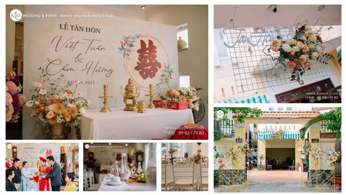 Hình ảnh tiệc cưới phong cách từ KISS Wedding Event Planner