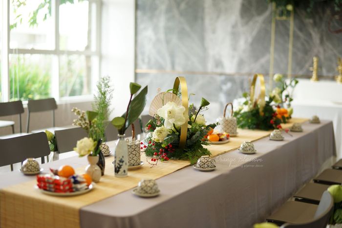 Hình ảnh tiệc cưới tinh tế từ Orange Blossom Wedding Planner