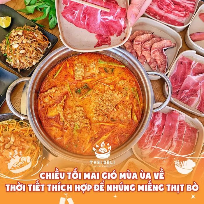 Không gian ấm cúng và món ăn hấp dẫn tại Thai Deli