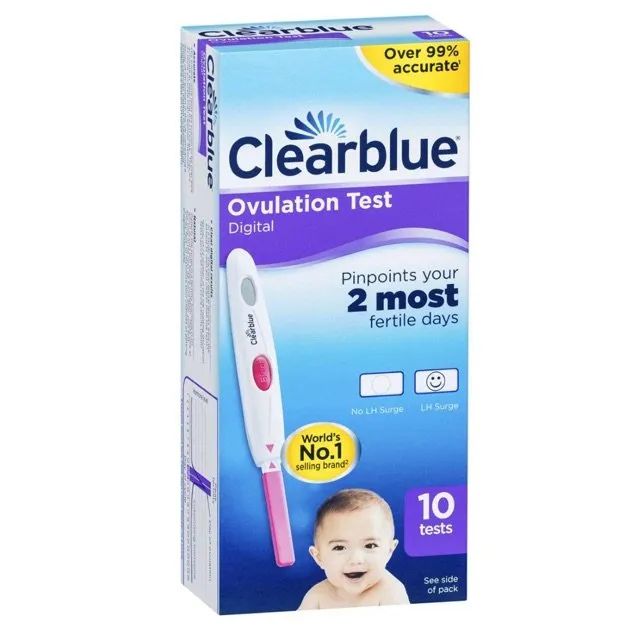 Hình ảnh chi tiết Que Thử Rụng Trứng Điện Tử Clearblue - Phiên bản cao cấp