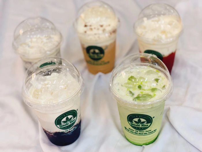 Những chén chè thảo mộc khoai dẻo đầy nghệ thuật tại Yennhi Nina