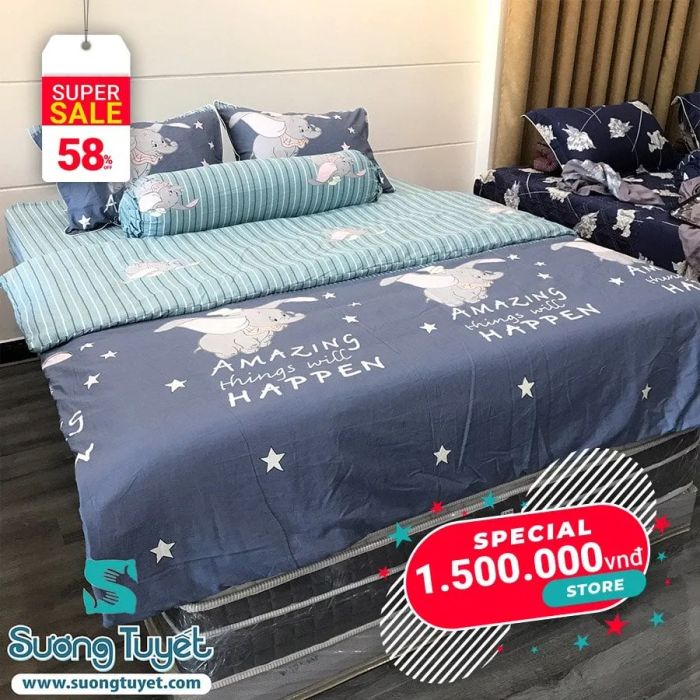 Chăn Ra Gối Nệm Sương Tuyết ảnh 1