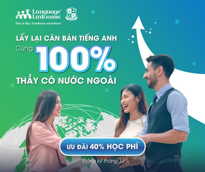 Không gian học tập đạt chuẩn quốc tế tại Language Link Academic