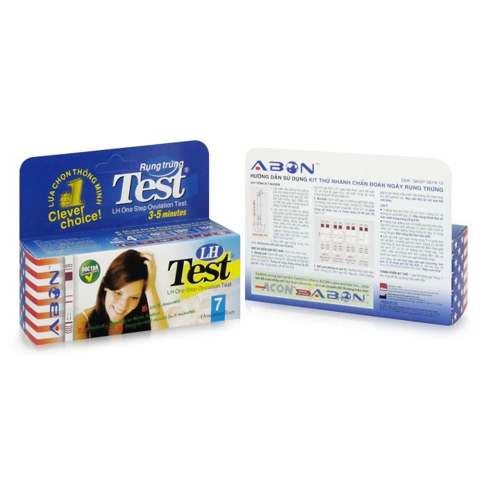Hình ảnh thực tế Que Thử Rụng Trứng ABON - Thiết kế tối ưu