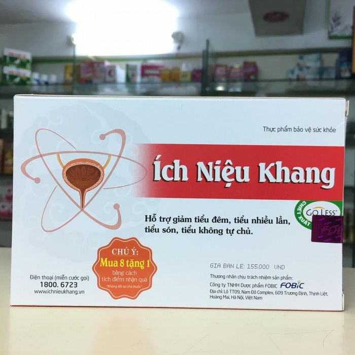 Hình ảnh thực tế bao bì Ích Niệu Khang Medistar