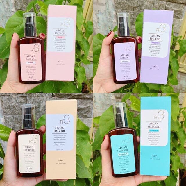 Hình ảnh thực tế Tinh Dầu Raip R3 Argan Hair Oil phiên bản cao cấp