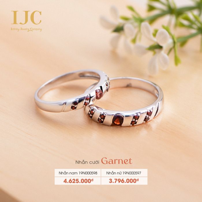 Bộ sưu tập nhẫn cưới đá quý độc đáo tại IJC