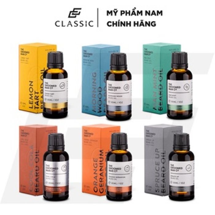 Hình ảnh thực tế Dầu dưỡng râu The Groomed Man Co. Man Mint cao cấp