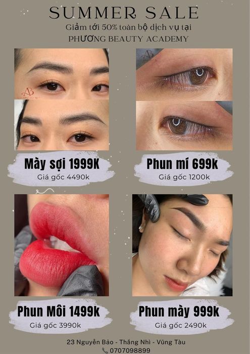 Không gian làm đẹp sang trọng và chuyên nghiệp tại Phương Beauty Academy