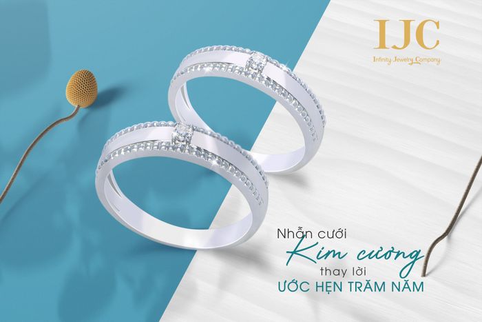 BST nhẫn cưới nghệ thuật từ IJC