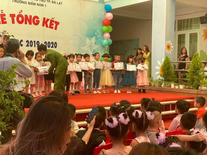 Không gian xanh mát tại Trường Mầm Non 1 Đà Lạt