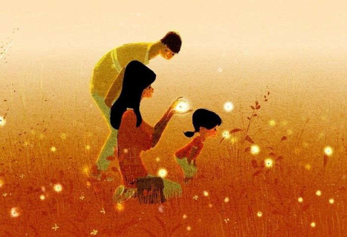 Hình ảnh minh họa: Gia đình - Tổ ấm yêu thương (Nguồn: internet)