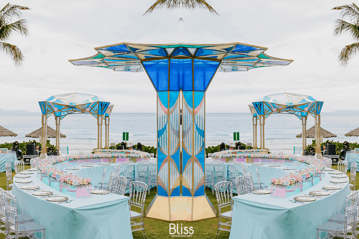 Hình ảnh tiệc cưới tinh tế từ Bliss Weddings & Events