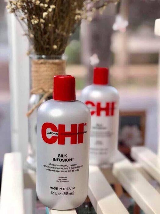 Hình ảnh chân thực Tinh Dầu CHI Silk Infusion chính hãng