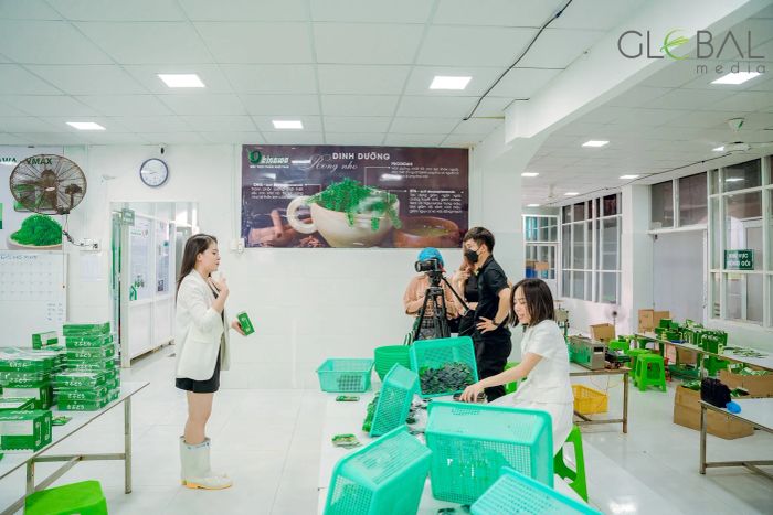 Bộ ảnh hậu trường sản xuất TVC chuyên nghiệp tại Global Media