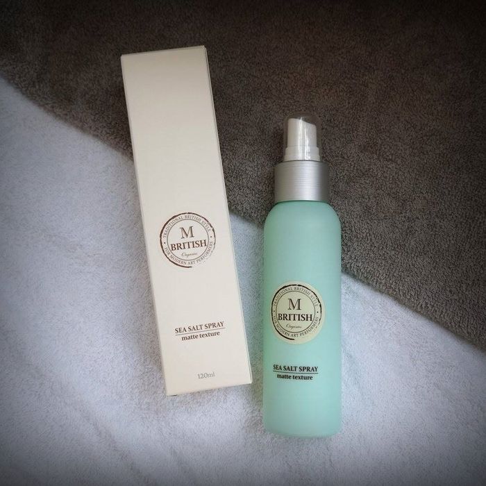 Hình ảnh thực tế BRITISH M Sea Salt Spray - thiết kế đậm chất Anh Quốc