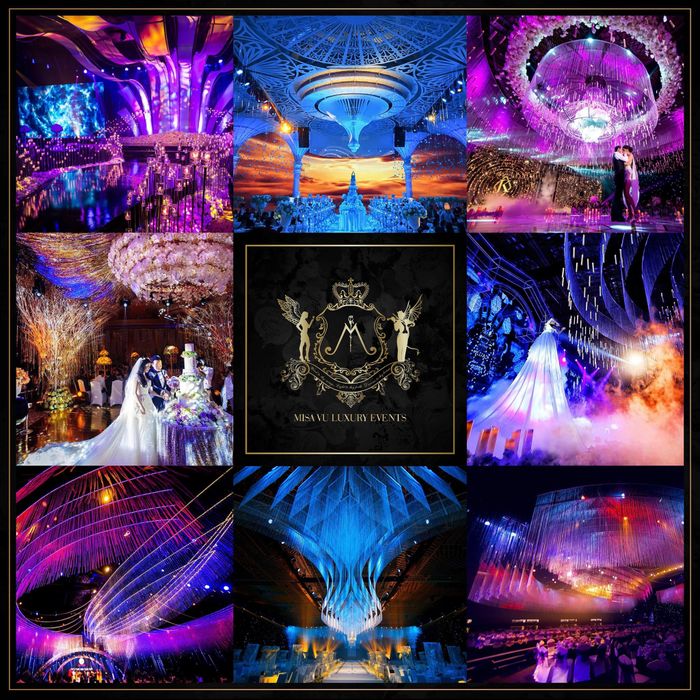 Không gian tiệc cưới xa hoa được thiết kế bởi Misa Vu Luxury Events