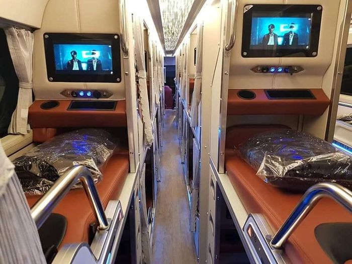 Hệ thống ghế ngả thoải mái trên xe Châu Tịnh