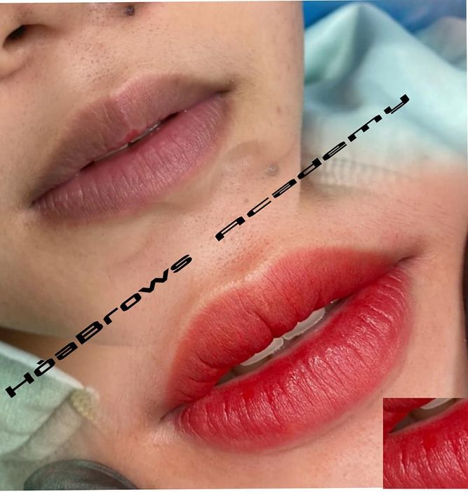 Hình ảnh thực tế tại Học viện Hòa Brows