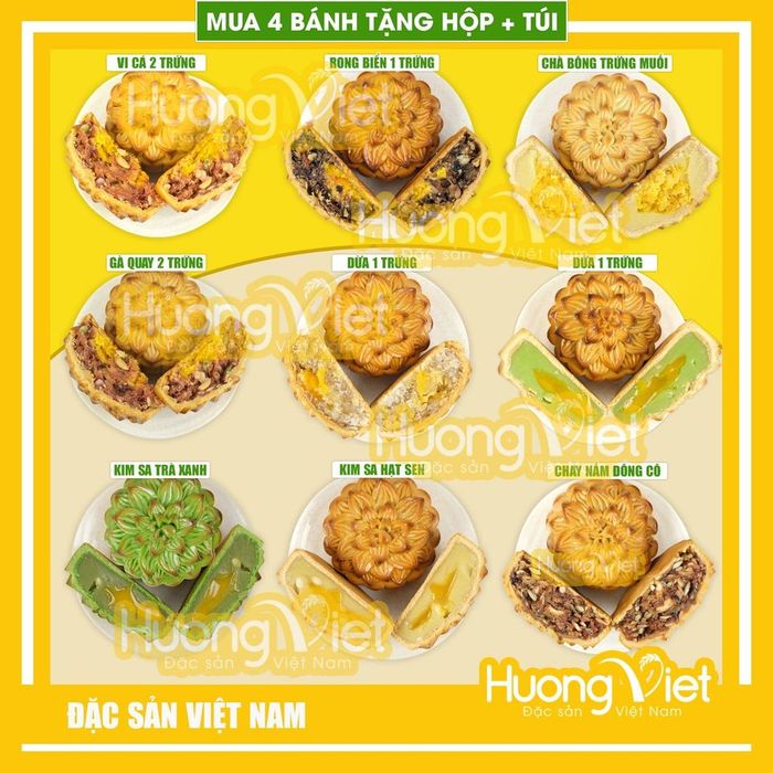 Không gian trưng bày đặc sản tại Hương Việt