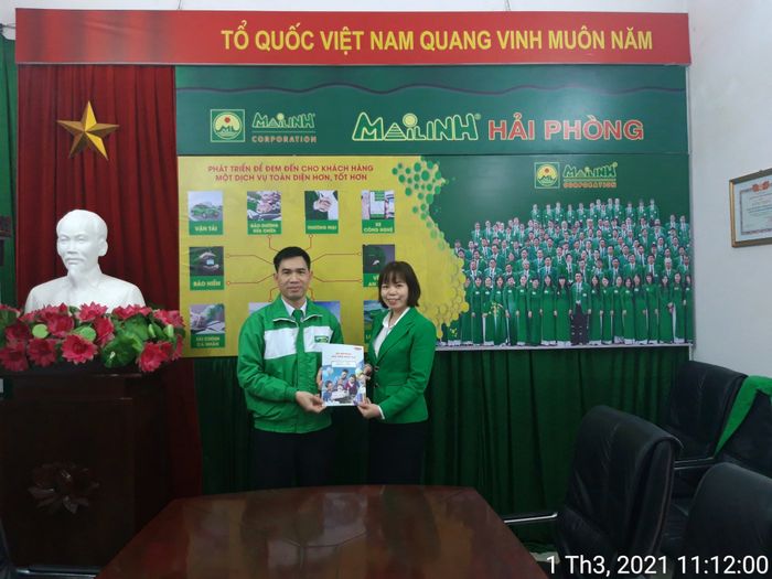 Hình ảnh đội ngũ tài xế chuyên nghiệp Taxi Mai Linh Hải Phòng