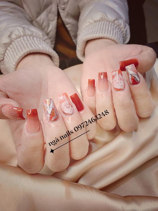 Tác phẩm nghệ thuật móng tại Ngà Nail
