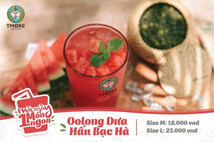 Những tạo hình đồ uống nghệ thuật đặc trưng của Tmore