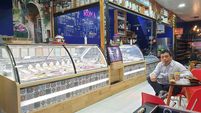 Những tác phẩm kem nghệ thuật tại Kem Ý & Cà Phê ROMA