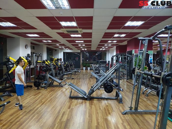 Khu vực yoga thư giãn tại SS Club Fitness & Yoga Center