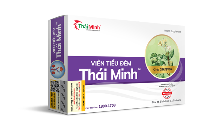 Hình ảnh thực tế viên uống Thái Minh hỗ trợ tiểu đêm