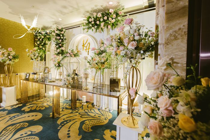 Hình ảnh tiệc cưới được trang trí bởi Your Dreams Wedding & Event