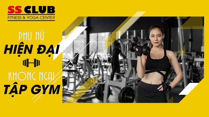Không gian tập luyện cao cấp tại SS Club Fitness & Yoga Center