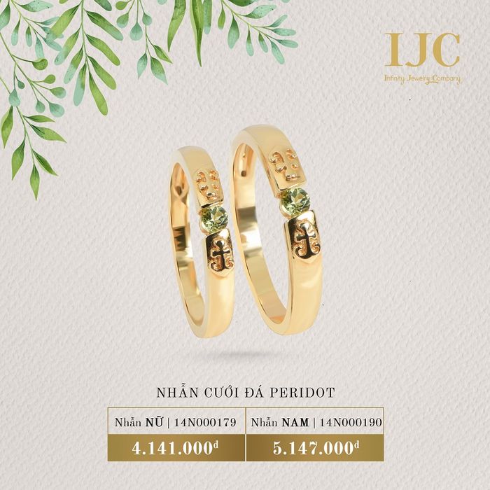 BST nhẫn cưới độc bản từ IJC