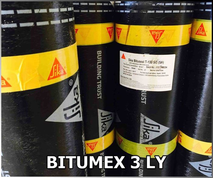 Hình ảnh thực tế màng chống thấm Bitumex BP 300 - góc nhìn chân thực