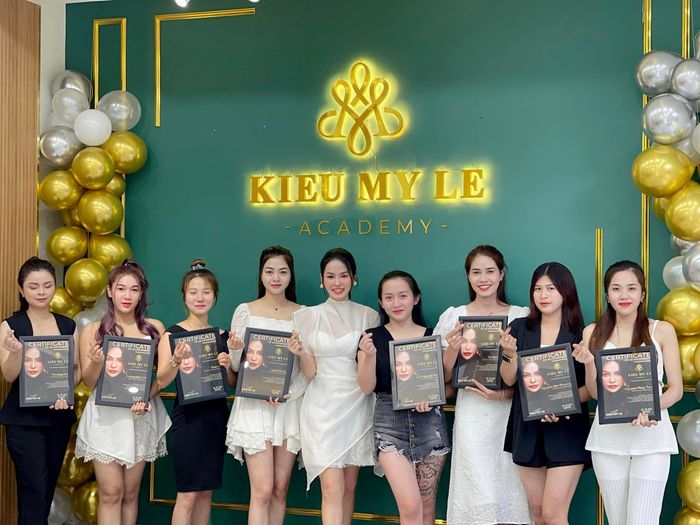 Không gian đào tạo chuyên nghiệp tại Kiều Mỹ Lệ Beauty Academy
